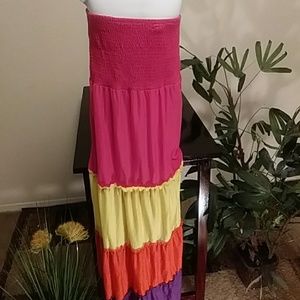 Rainbow Maxi Dress